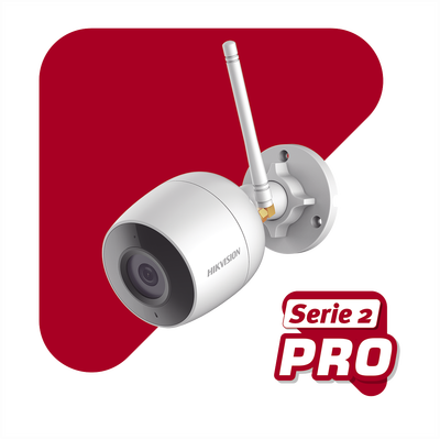 Mini Bala IP 2 Megapixel / 30 mts IR / Exterior IP66 / dWDR / Lente 2.8 mm / Micrófono Interconstruido