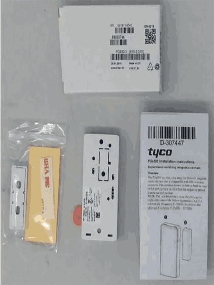 DSC PG9303 - Contacto Magnético ultradelgado Inalámbrico con tecnología Power G compatible con NEO  PRO  Qolsys e IoTega