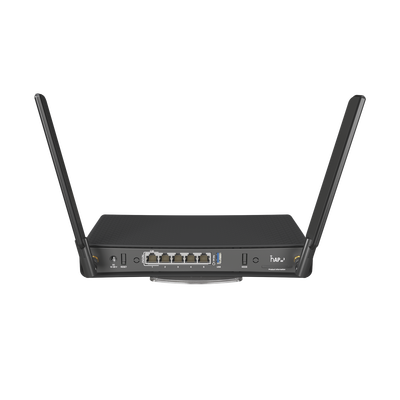 (hAP ax3) Router Wireless 802.3ax  1 puerto 2.5Gbps  4 puertos 1Gbps