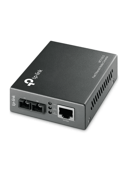 TP-LINK MC110CS - Convertidor Multimedia Mono-modo con 1 puerto RJ45 10/100 Mbps y conector de fibra SC de hasta 20 km
