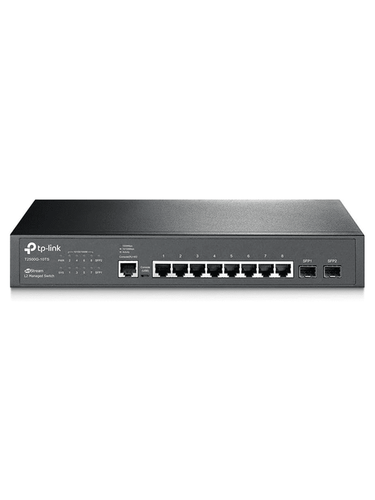 TP-LINK SG3210 - Switch JetStream SDN Administrable 8 puertos 10/100/1000 Mbps + 2 puertos SFP  administración centralizada OMADA SDN