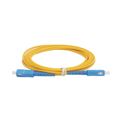 Jumper de Fibra Óptica Monomodo SC/UPC-SC/UPC Simplex de 3 metros  3mm