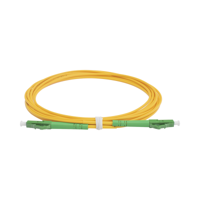 Jumper de Fibra Óptica Monomodo LC/APC-LC/APC Simplex de 3 metro  2mm