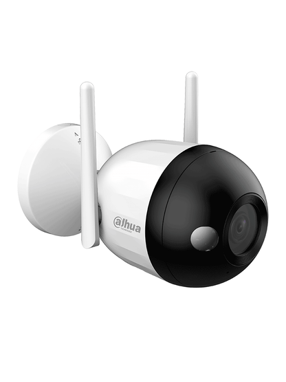 DAHUA F4CN-PV - Cámara IP Bullet WiFi de 4 Megapíxeles/Full Color + Iluminación Dual Intelingente/ Disuasión Activa/ Audio 2 Vías/ Microfono y Altavoz Integrados/ 30 Metros de Iluminación/ IA/ IP67/ #WiFiDahua