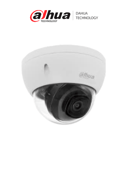 DAHUA IPC-HDBW1230E- Camara IP Domo Antivandalica de 2 Megapixeles/ Lente de 2.8 mm/ 104 Grados de Apertura/ Metalica/ IR de 30 Mts/ IP67/ IK10/ PoE/ DWDR/