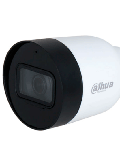 DAHUA IPC-HFW1431S1-A-S4 - Cámara IP Bullet de 4 Megapixeles lente de 2.8 mm con ángulo de visión de 104 grados  IR de 30 m  compresión H.265+  micrófono integrado  PoE  WDR real  protección IP67 para uso en exteriores.