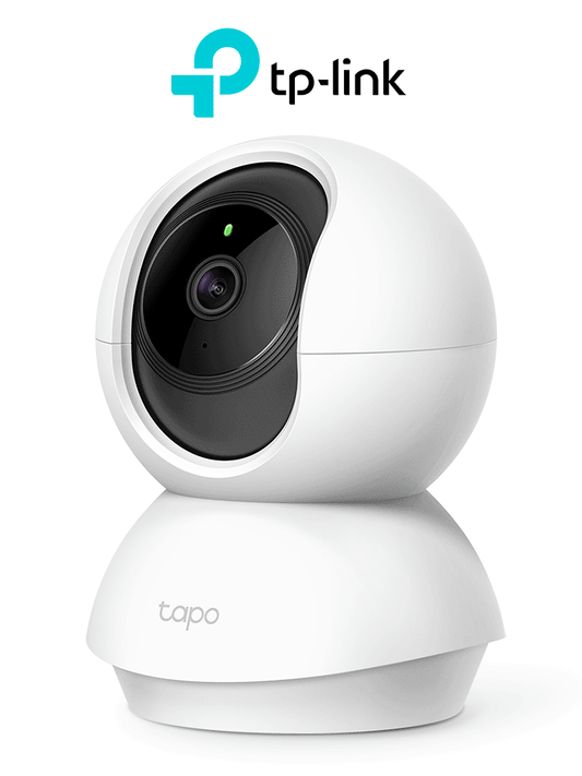 TP-LINK TAPO C200 - Cámara Domo IP PT WiFi para Interior con resolución de 2 MP  visión nocturna  notificaciones push  ranura para Micro SD y audio de doble vía. #O2