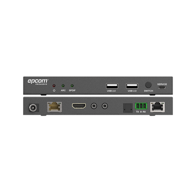 Kit Extensor HDMI | 4K2K@60HZ | HDR 4:4:4 | HDBaseT | 100M | Salida de Audio | HDCP 2.2 | IR Bidireccional | Admite la función USB KVM