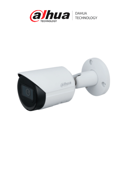 DAHUA IPC-HFW2541E-S S2- Camara IP Bullet de 5 Megapixeles/ WizSense/ Lente de 2.8mm/ 97 Grados de Apertura/ IR de 30 Metros/ SMD Plus/ Microfono Integado/ PoE/ Ranura para MicroSD/ IP67/ WDR Real de 120 dB/
