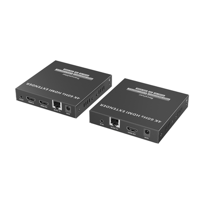 Kit Extensor HDMI para distancias de 120 metros | Soporta resolución 4K @60Hz | Cat 6  6a y 7 | Salida Loop en el Tx para visualización local | Soporta control remoto del equi