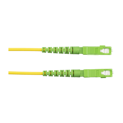 Jumper de Fibra Optica Monomodo 9/125 OS2  SC/APC-SC/APC Simplex  OFNR (Riser)  Color Amarillo  1 Metro