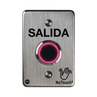 Interruptor IR NoTouch® de Acero Inoxidable  Salida Única  SALIDA