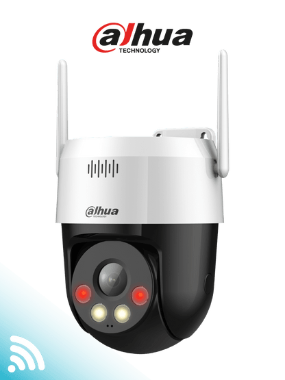 DAHUA SD2A200HB-GN-AW-PV-S2 - Cámara IP PT WiFi de 2 Megapíxeles  Full Color  Iluminador Dual  disuasión activa  Serie Picoo  30m de IR  audio bidireccional (micrófono y altavoz)  IP66 y ranura MicroSD. #WiFiDahua