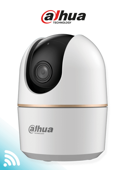 DAHUA DH-H5A - Cámara IP Domo Motorizado Wifi de 5 Megapíxeles con IA  autotracking  audio bidireccional (micrófono y altavoz)  sirena  IR de 10 m  ranura MicroSD  detección de humanos y modo privacidad. #WiFiDahua