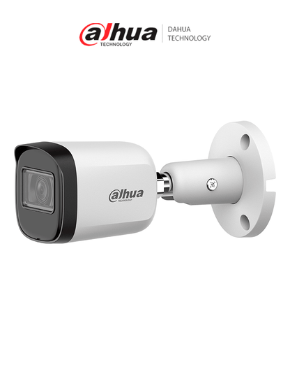 DAHUA HAC-B2A21N-U-0360B - Cámara Bullet de 2 Megapixeles/ 1080p / Lente de 3.6mm/ 80 Grados de Apertura/ Visión Nocturna de 30 mts/ Metálica/  IP67/ Soporta CVI/TVI/AHD/CVBS/ menú OSD para Configuración/ #OSD  #TopDahua #LoNuevo #VolDH