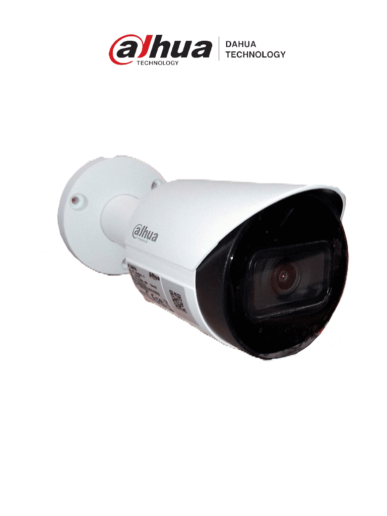 DAHUA IPC-HFW2541E-S - Camara IP Bullet de 5 Megapixeles/ WizSense/ Lente de 2.8mm/ 97 Grados de Apertura/ IR de 30 Metros/ SMD Plus/ Microfono Integado/ PoE/ Ranura para MicroSD/ IP67/  WDR Real de 120 dB/