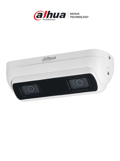 DAHUA IPC-HDW8441X-BV-3D - Cámara Stereo 3D IP con IA de Análisis de Comportamiento/ 4 MP/ Detección de Violencia/ Detección de Caidas/ Analisis de Permanencia/ Numero Anormal de Personas/ IR 20Mts/IP67/Ik10/E&S deAlarma/ Microfono y Altavoz/ MicroS