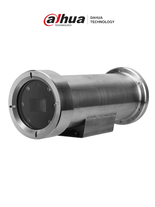 DAHUA EPC230U - Cámara IP Antiexplosión Resolución de 2 MP/ Lente Mot. 4.5 a 135mm/ ? 67.8°-2.4°/ 30x de Zoom/ IR 100 mts/ IA WizMind/ Starlight/ Hi-PoE/ WDR/ H.265+/ IP68/ E&S Alarma/ E&S Audio/ Acero Inoxidable 304