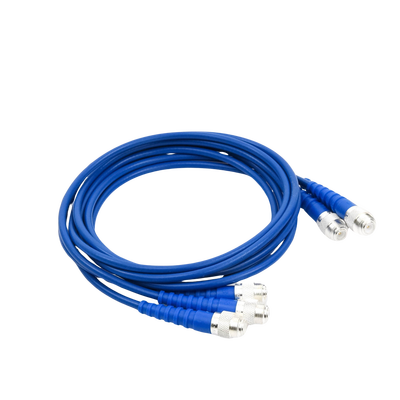 Juego de 3 Cables Doble Malla de 48" con Adaptadores UNIDAPT en los Extremos.