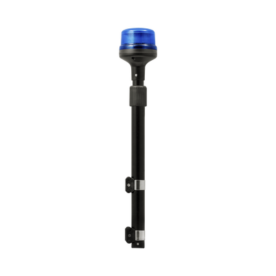 Luz Telescópica para Motocicletas  8 LED  Azul  SAE Clase I