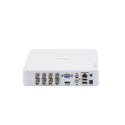 (AUDIO POR COAXITRON) DVR 8 Canales 2 Megapixel (1080p) Lite / 8 Canales TURBOHD + 2 Canales IP / 1 Bahía de Disco Duro / H.264+ / Salida de vídeo Full HD