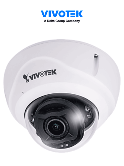 VIVOTEK FD9387-FR-v2 - Cámara IP domo exterior antivandálica 5 MP  reconocimiento facial integrado  lente varifocal motorizado 2.7-13.5mm  WDR Pro  Smart IR II 50m  ciberseguridad Trend Micro  protección IP67/IK10 #TM