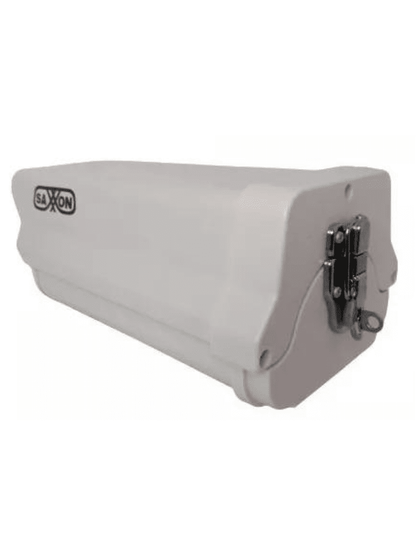SAXXON HO605SHK - Kit de gabinete blanco tipo FLIP OPEN y brazo / Tipo corto / 25 CM De largo / Blanco /