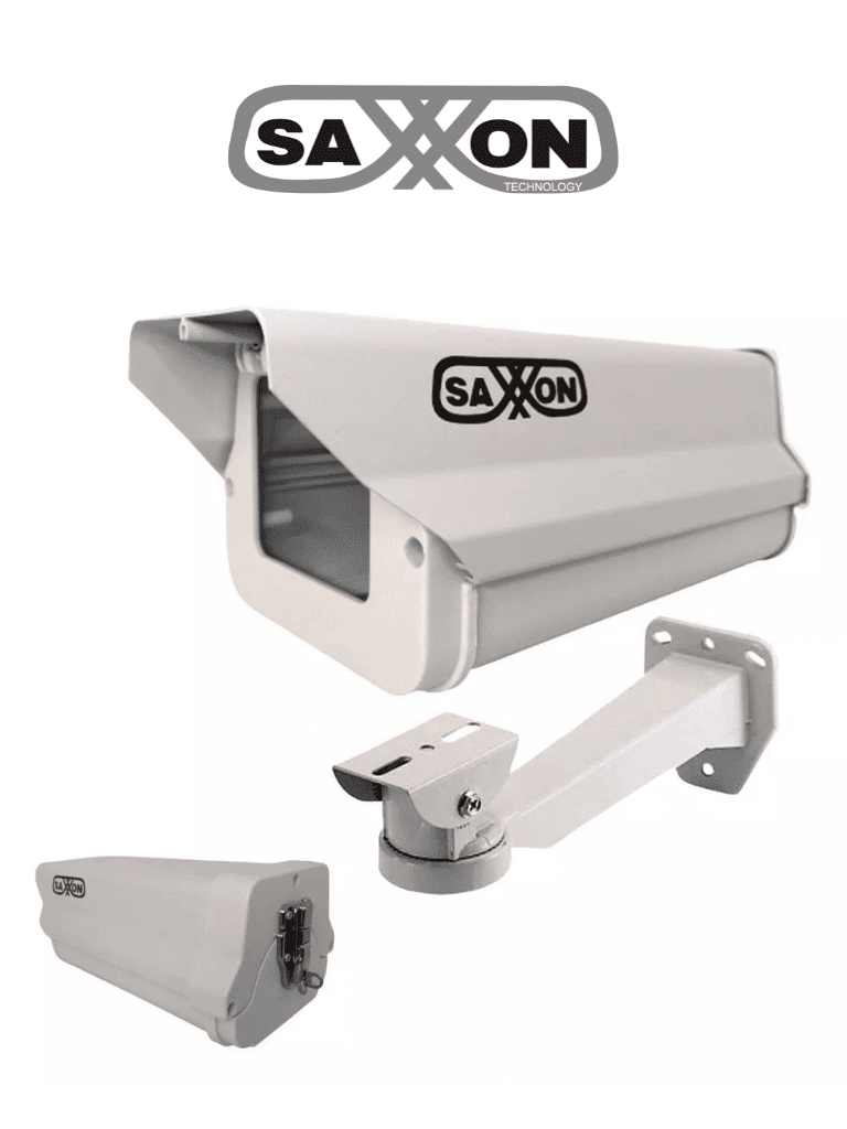 SAXXON HO605SHK - Kit de gabinete blanco tipo FLIP OPEN y brazo / Tipo corto / 25 CM De largo / Blanco /