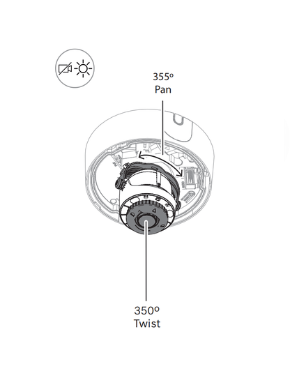 BOSCH V_NDE5703AL - Domo fijo 5MP HDR 3.2-10.5mm IP66 IR E/S