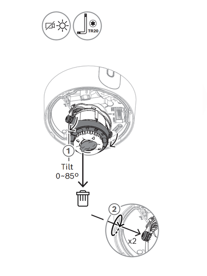 BOSCH V_NDE5703AL - Domo fijo 5MP HDR 3.2-10.5mm IP66 IR E/S