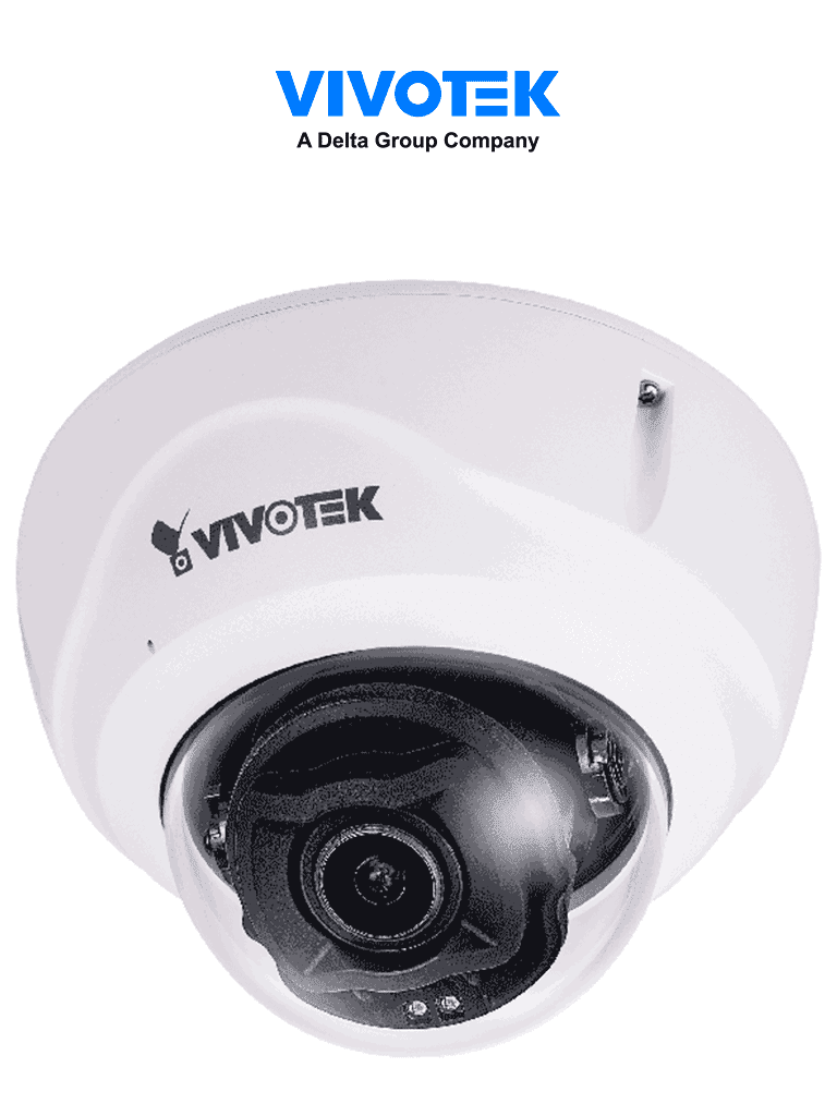 VIVOTEK FD9387-FR-v2 - Cámara IP domo exterior antivandálica 5 MP  reconocimiento facial integrado  lente varifocal motorizado 2.7-13.5mm  WDR Pro  Smart IR II 50m  ciberseguridad Trend Micro  protección IP67/IK10 #TM
