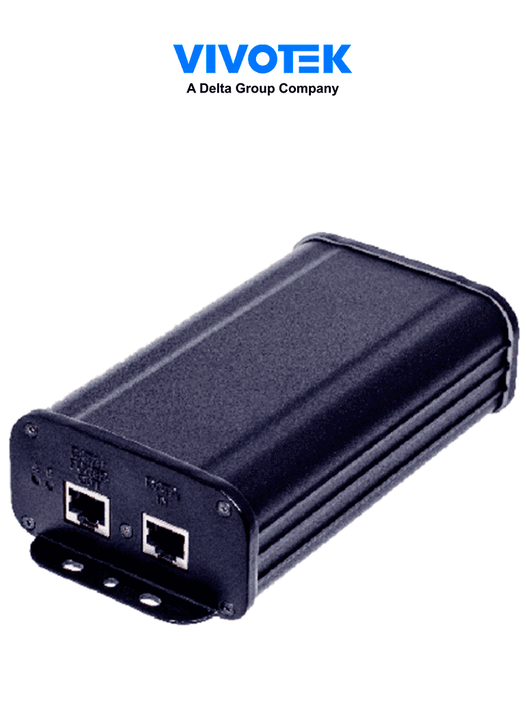VIVOTEK AP-GIC-010A-060 - Inyector PoE Gigabit para alimentar cámaras IP  con 1 puerto  UPoE  hasta 60W  para interiores