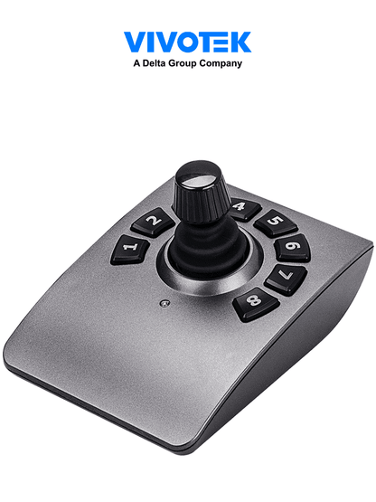 VIVOTEK AJ-001 - Control de palanca joystick para NVR  PTZ y Software VAST 2  VSS VIVOTEK con 8 teclas y conector USB