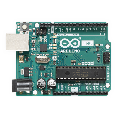Arduino UNO REV3 / Una gran herramienta para iniciar en el mundo de la electrónica y la programación   Chip reemplazable   Adaptador para batería 9v