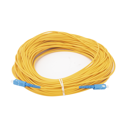 Jumper de Fibra Óptica Monomodo SC/UPC-SC/UPC Simplex de 50 metros   3mm