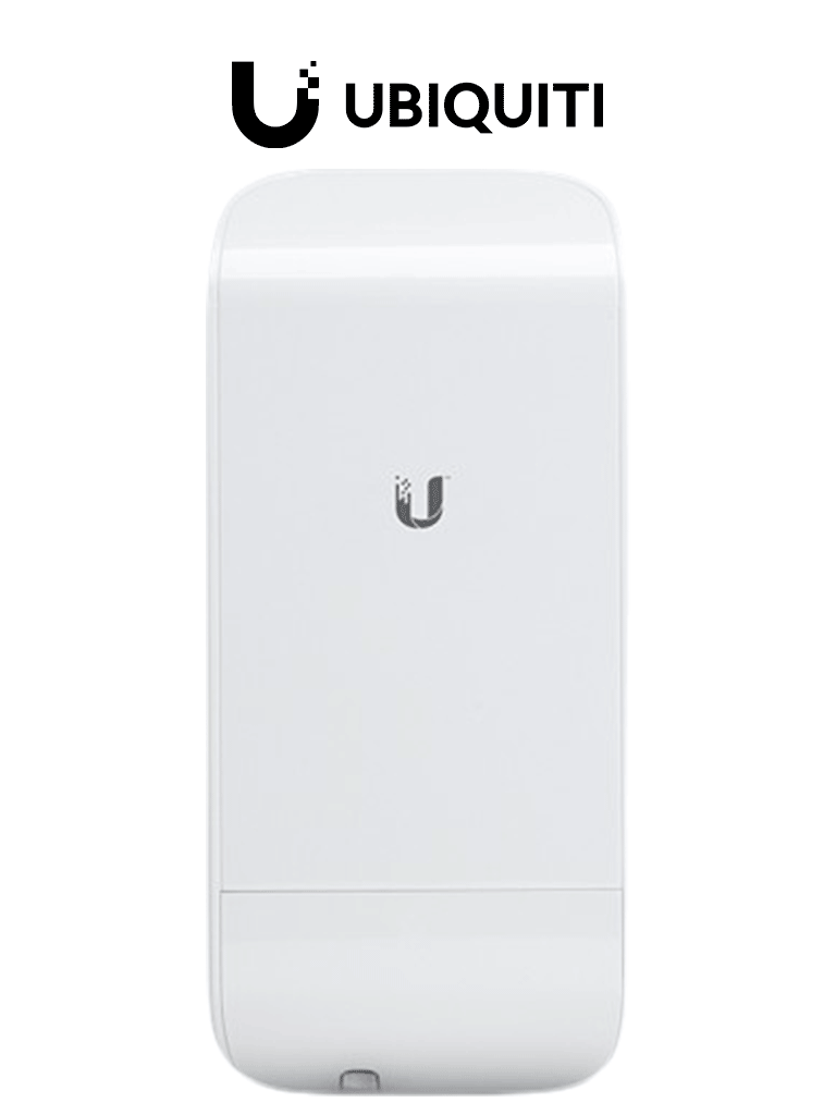 UBIQUITI NANOSTATION LOCOM5 - Radio Airmax 5.8GHz para exteriores con antena integrada tipo panel de 13 dBi  MIMO  potencia de 23 dBm y rendimiento de hasta 150 Mbps.