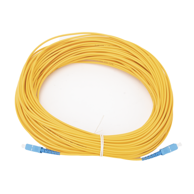 Jumper de Fibra Óptica Monomodo SC/UPC-SC/UPC Simplex de 40 metros   3mm