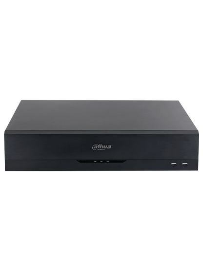 DAHUA DHI-NVR5864-EI - NVR 64 Canales IP 4K  WizSense  2U  8 Bahías HDD  H.265+  Hasta 384 Mbps  2 Canales de Reconocimiento Facial  SMD Plus  AcuPick  Metadatos  Soporte para Cámaras con IA  ANPR y Conteo de Personas.