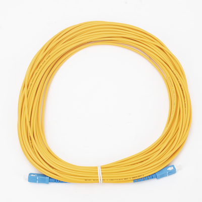 Jumper de Fibra Óptica Monomodo SC/UPC-SC/UPC Simplex de 10 metros   3mm