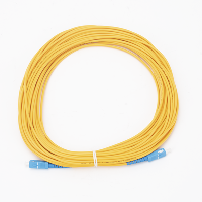 Jumper de Fibra Óptica Monomodo SC/UPC-SC/UPC Simplex de 20 metros   3mm