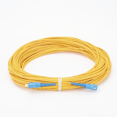 Jumper de Fibra Óptica Monomodo SC/UPC-SC/UPC Simplex de 30 metros   3mm