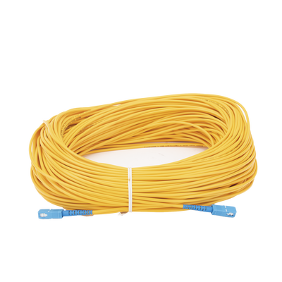 Jumper de Fibra Óptica Monomodo SC/UPC-SC/UPC Simplex de 80 metros   3mm