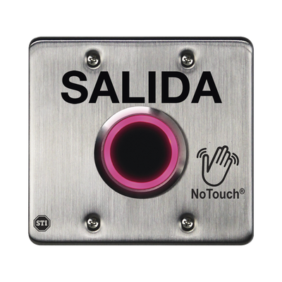 Interruptor IR NoTouch® de Acero Inoxidable  Salida Doble  SALIDA