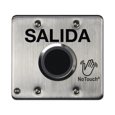 Interruptor IR NoTouch® de Acero Inoxidable  Salida Doble  SALIDA
