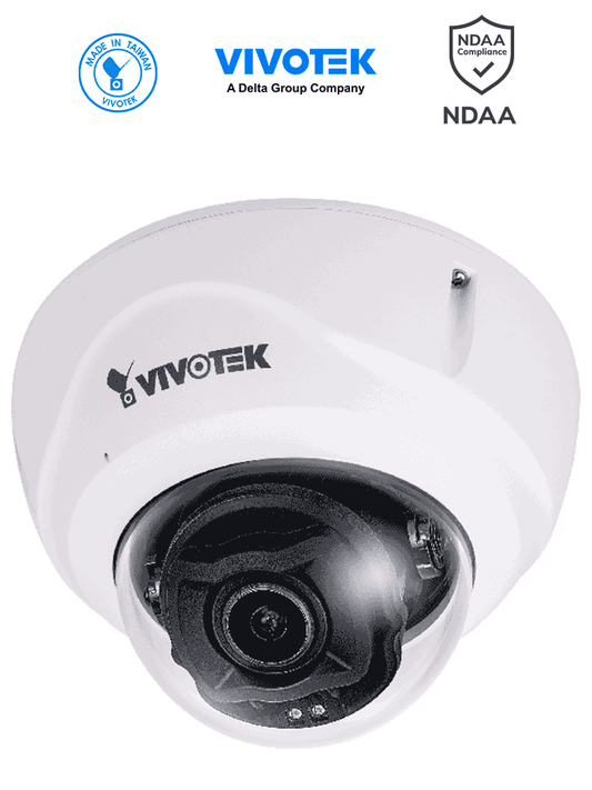 VIVOTEK FD9387-FR-v2 - Cámara IP domo exterior antivandálica 5 MP  reconocimiento facial integrado  lente varifocal motorizado 2.7-13.5mm  WDR Pro  Smart IR II 50m  ciberseguridad Trend Micro  protección IP67/IK10 #TM
