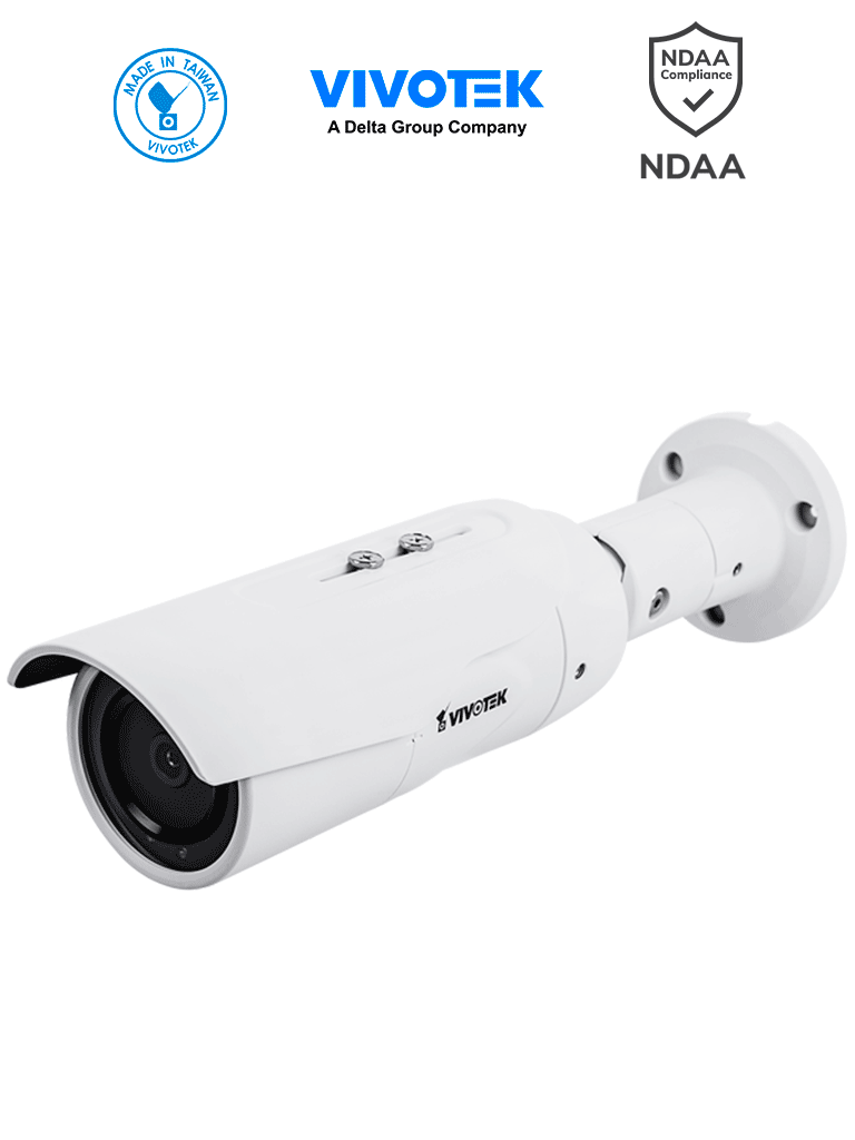 VIVOTEK IB9365-EHTV-v2 - Cámara IP bullet exterior 2 MP  60fps  lente varifocal motorizado 4-9mm  Smart IR III 50m  WDR Pro II  SNV II  IP67  IK10  NEMA 4x  Smart VCA  Deep Search  ciberseguridad Trend Micro  NDAA y ONVIF. #TM #TECNOWEEN #TW6