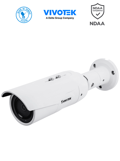 VIVOTEK IB9365-EHTV-v2 - Cámara IP bullet exterior 2 MP  60fps  lente varifocal motorizado 4-9mm  Smart IR III 50m  WDR Pro II  SNV II  IP67  IK10  NEMA 4x  Smart VCA  Deep Search  ciberseguridad Trend Micro  NDAA y ONVIF. #TM #TECNOWEEN #TW6
