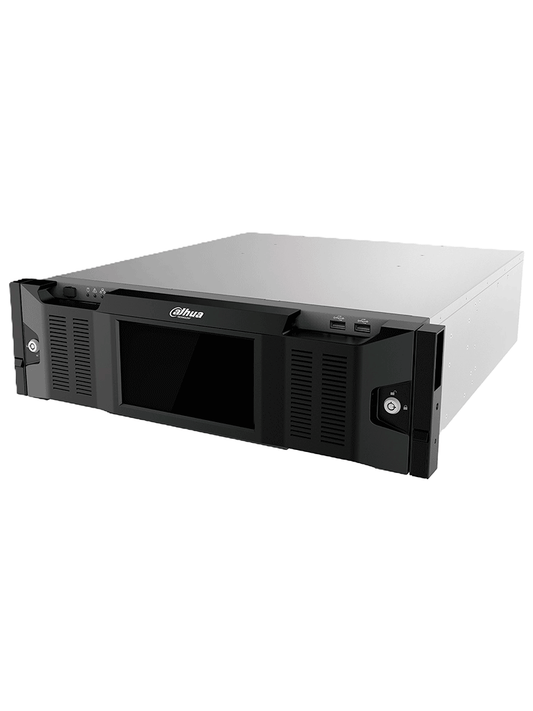 DAHUA DSS7016DR-S2- Servidor de Administración de Dispositivos compatible con Software DSS Pro y dispositivos Dahua. Ofrece una capacidad de 600Mbps y cuenta con 15 bahías SATA Hot Plug. Soporta RAID para una gestión avanzada y segura de dispositivo