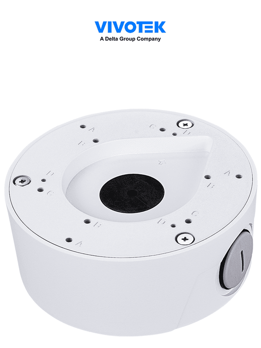 VIVOTEK AM-71B_V02 - Caja de conexiones exterior para cámaras domo  con protección IP66 y acabado en color blanco