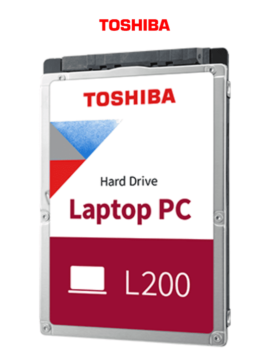 TOSHIBA L200 - Disco duro de 2 TB para usos múltiples  con tamaño de 2 5"  velocidad de 5400 RPM  búfer de 128 MB y 8 MB  y equipado con tecnología Toshiba Dynamic Cache #GAMER #AR